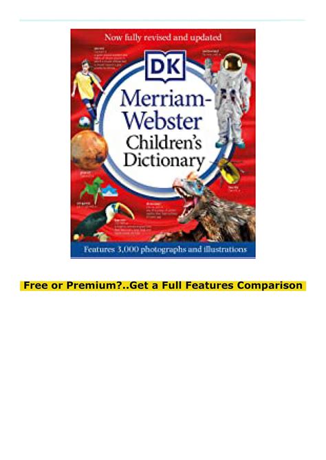 Access E-book Merriam-Webster Children’s Dictionary, New Edition