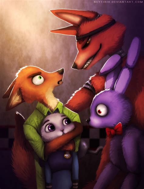 Wrong Fanart Dude Zootopia X Fnaf By Neytirix On Deviantart