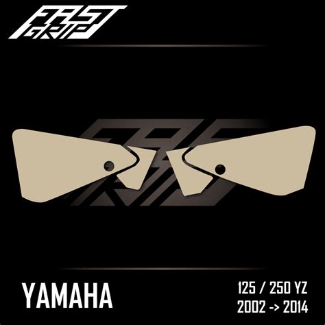 FAST GRIP Protections plaques latérales Yamaha 125 250 YZ 2002