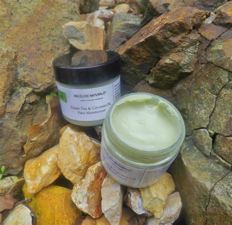 Green Tea & Coconut Oil Face Moisturizer Natural Face Cream | Etsy