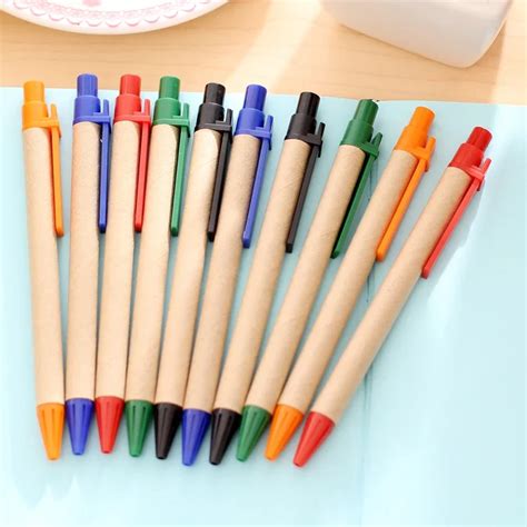 60 100 PCS Paper Ball Pen ECO Recycled Paper Ball Pen Eco Friendly