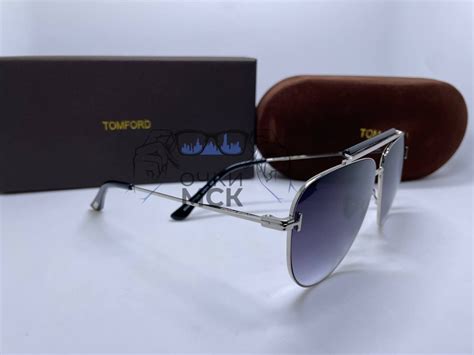 Купить мужские очки Tom Ford Aviator Silver/Grey в Москве за 14 490 руб ...