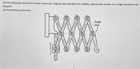 Video Solution For The Following Mechanisms Draw A Kinematic Diagram