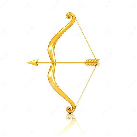 Golden Bow And Arrow Stock Illustration Illustration Of Antique 40113129