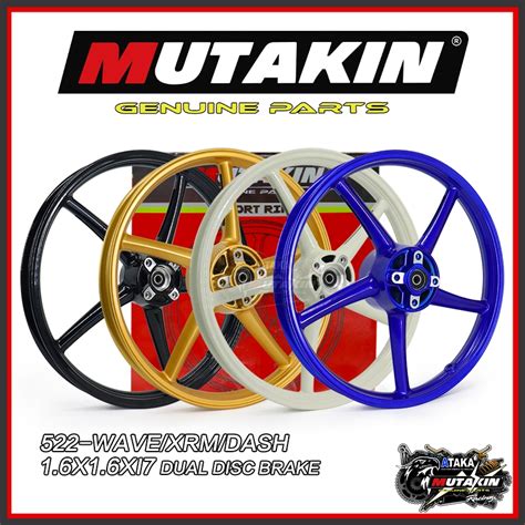 Mutakin Mags Dash Wave Xrm Front Disc Brake Rear Disc Brake