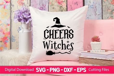 Cheers Witches Funny Halloween Graphic By Craftartsvg Creative Fabrica