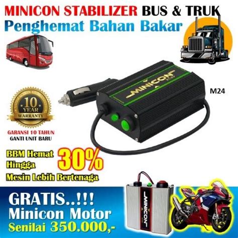 Stabilizer Penghemat Bahan Bakar Bus Dan Truck Accu Volt Garansi Ori