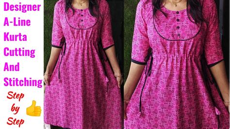 Kurti Cutting And Stitching Step By Step Kurti Suit Kameez Cutting And