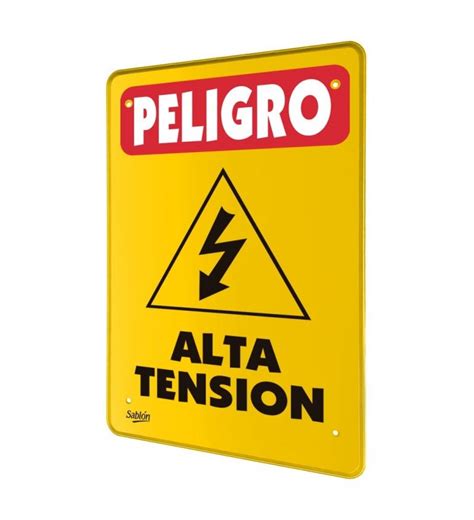 Se Al Peligro Alta Tension X Amarillo Impreso Rojo Negro