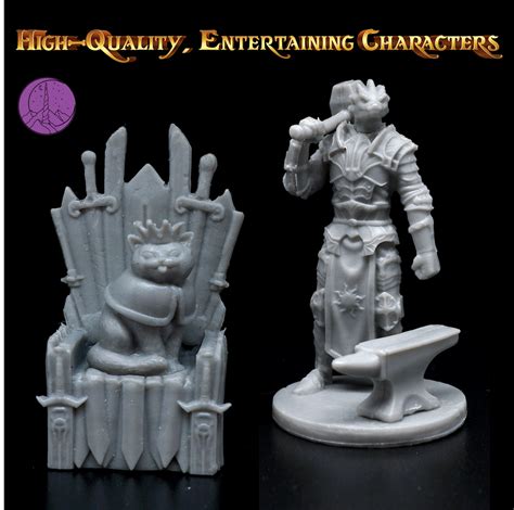 Heroes Animal Companions And Troll King Set Wildspire Miniatures