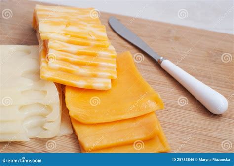 Slices Of Different Kinds Of Cheese Stock Photo - Image: 25783846