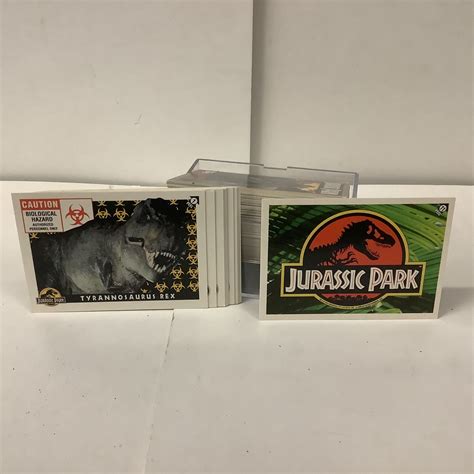 Jurassic Park Trading Cards Complete Set Of 88