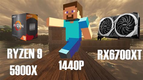 Minecraft Shaders Rx Xt Ryzen X P Benchmark Youtube