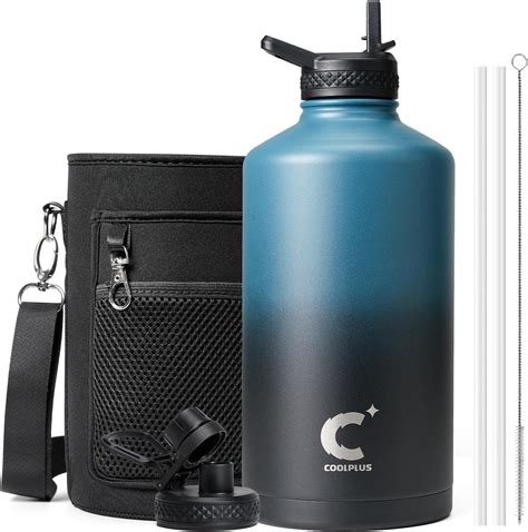 Amazon Coolflask Gallon Water Bottle Insulated With Straw Water