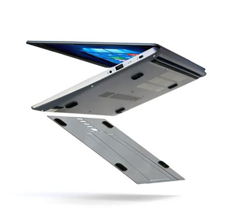 UNO - Attachable Ultralight Laptop Stand - Natural Aluminium