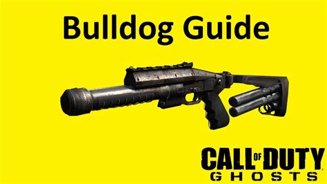 Bulldog Shotgun Weapon Guide Call Of Duty Ghosts Best Soldier Setup