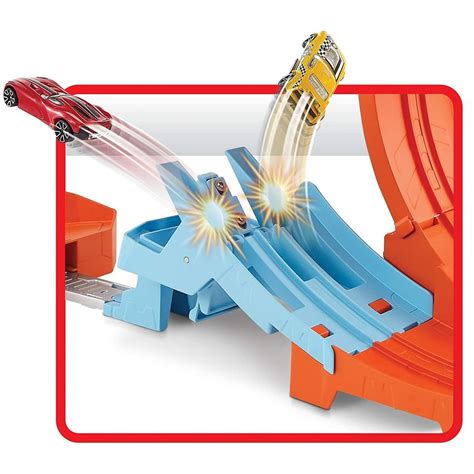 Mattel Hot Wheels Action Champion Looping Set Με Drift Car And Ramp GBF GTV Toys shop gr