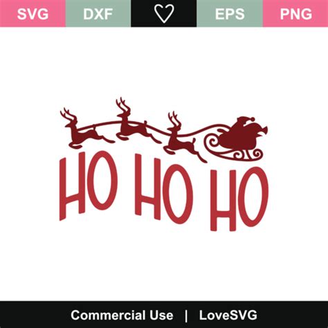 Ho Ho Ho Svg Cut File