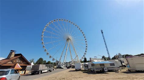 Worms Backfischfest Eine Runde Riesenrad YouTube