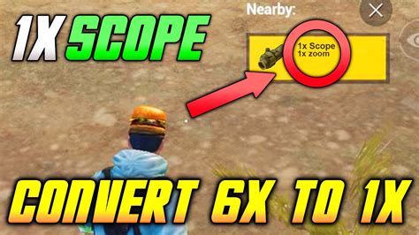 Pubg Mobile X Scope Secret Trick How To Convert X Scope To X Scope