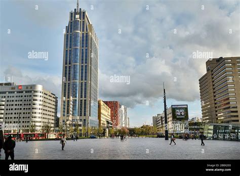 Rotterdam city center view Stock Photo - Alamy