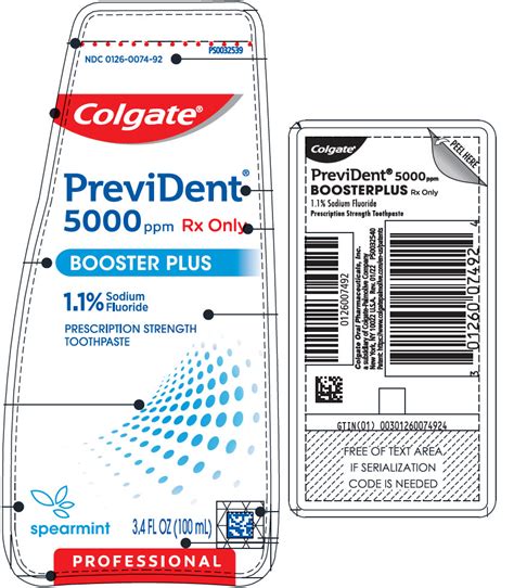 Colgate® Prevident® 5000 Ppm Boosterplus