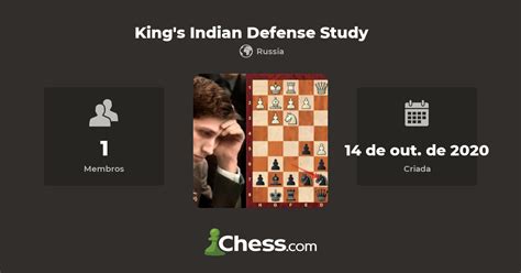 King S Indian Defense Study Clube De Xadrez Chess