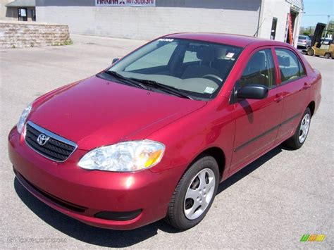 2007 Impulse Red Pearl Toyota Corolla CE 9234400 Photo 16 GTCarLot