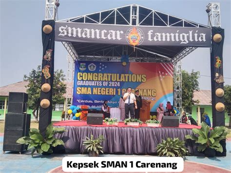 Pelepasan Siswa Kelas Xii Sman Carenang Berlangsung Meriah Dan Penuh