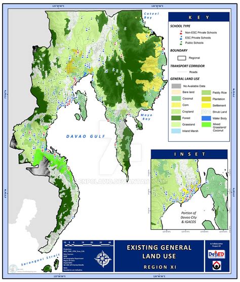 Land Use Map of Davao Region by enpclavio on DeviantArt