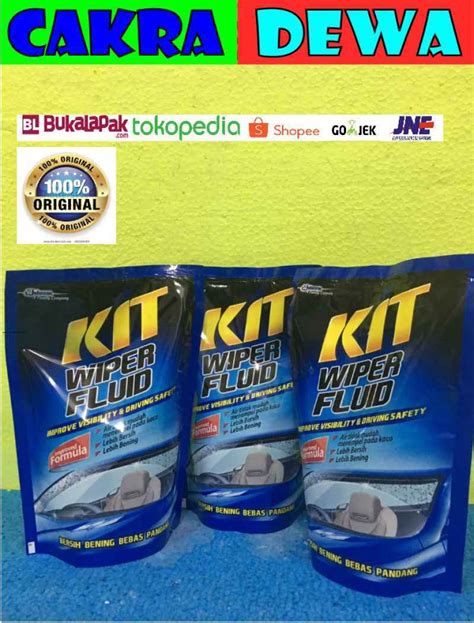 Jual Kit Wiper Fluid Pembersih Kaca Mobil Agar Bening Dan Jernih Ml