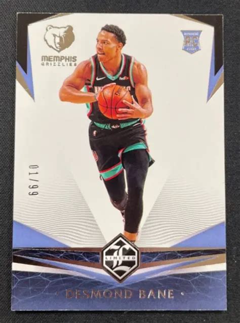 2020 21 PANINI CHRONICLES Desmond Bane Rookie 99 RC 385 Memphis