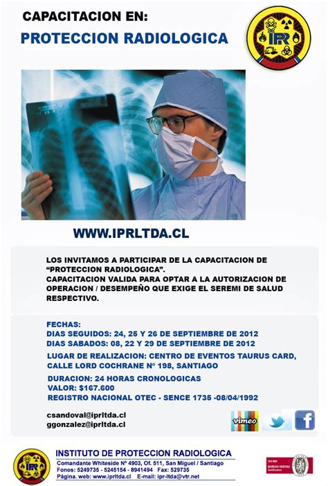 Curso Abierto De Protección Radiológica Septiembre De 2012 Ipr Instituto De Protección