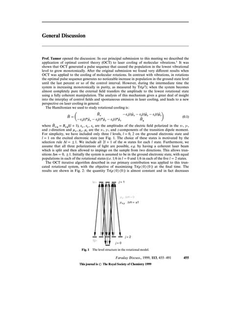 General Discussion Faraday Discussions Rsc Publishing