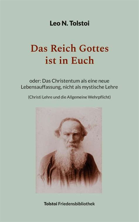 Das Reich Gottes Ist In Euch Leo N Tolstoi Buch Jpc