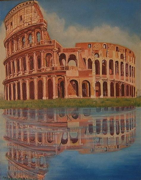 Colosseum Painting at PaintingValley.com | Explore collection of ...