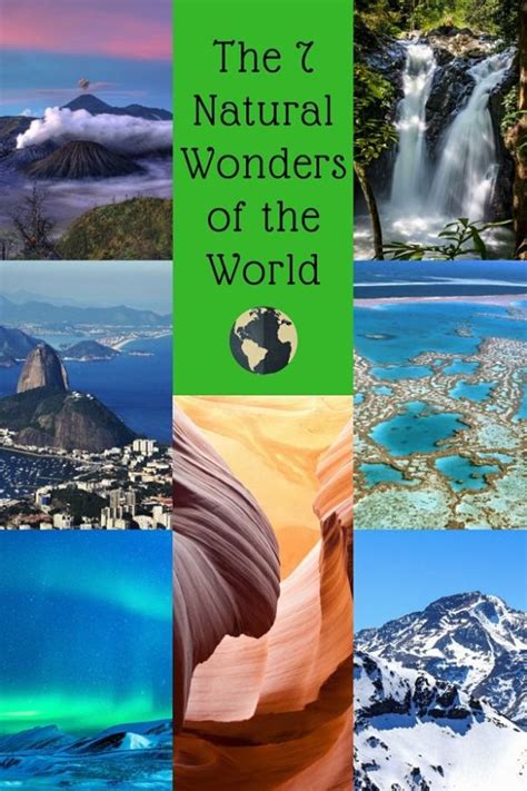 The Seven Natural Wonders Of The World Forever Roaming The Roads