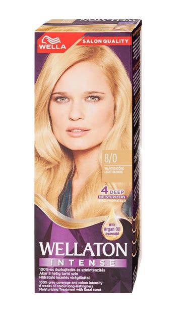 Wella Wellaton - Стойкая крем-краска для волос 8/0 Песочный (110 мл ...