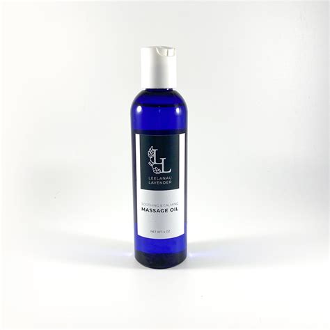 Lavender Massage Oil I Leelanau Lavender