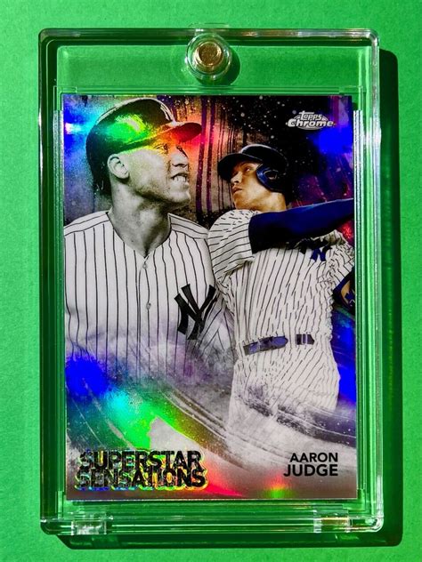 Aaron Judge Topps Chrome Refractor Superstar Sensations Nd Yr