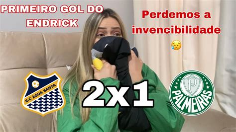 REACT ÁGUA SANTA 2X1 PALMEIRAS PERDEMOS A INVENCIBILIDADE 1 JOGO DA