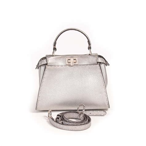 Shop authentic Fendi Peekaboo Selleria Mini Bag at revogue for just USD ...