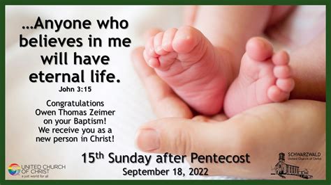 Th Sunday After Pentecost Youtube