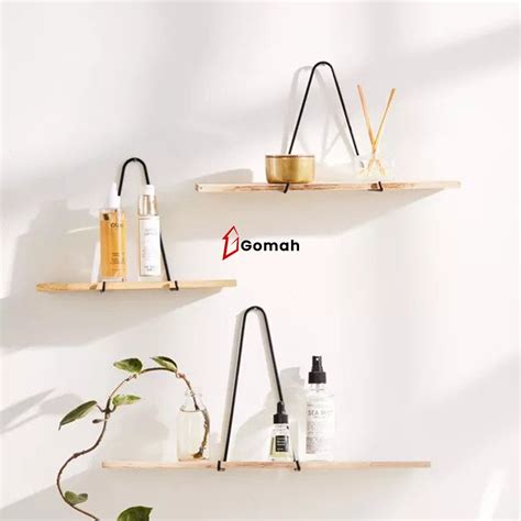 Jual Wall Mounted Shelves Rak Dinding Jati Belanda Rak Besi Ambalan