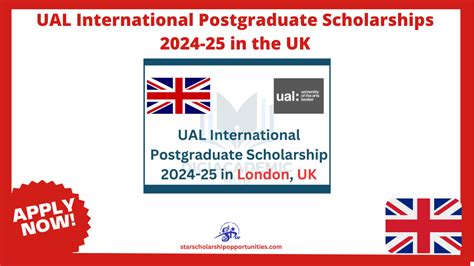 UAL International Postgraduate Scholarships 2024 25 In The UK