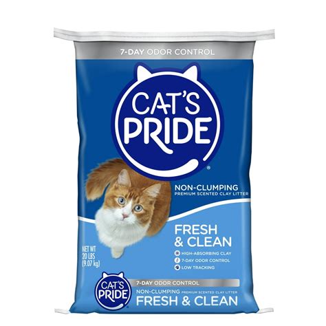 Cat's Pride Fresh & Clean Non-Clumping Clay Cat Litter - Walmart.com ...