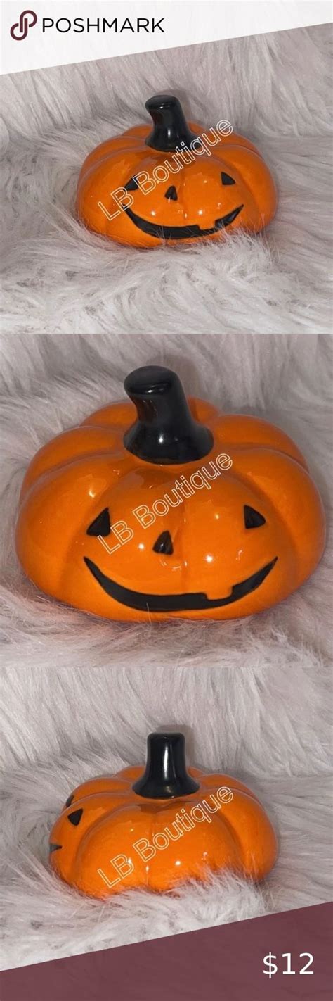 Jack O Lantern Mug Topper NEW Halloween RD Pumpkin RAE DUNN Cocoa Bar