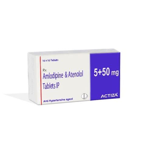 Amlodipine And Atenolol Tablets At Best Price In Surat Actiza Pharmacy