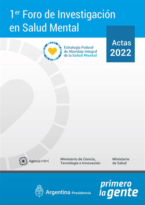 Pdf Foro De Investigacion En Salud Mental Actas