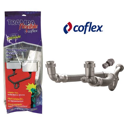 Trampa FLEXIBLE COFLEX Doble Fregador 10 MAFESA Mayoreo Ferretero S A